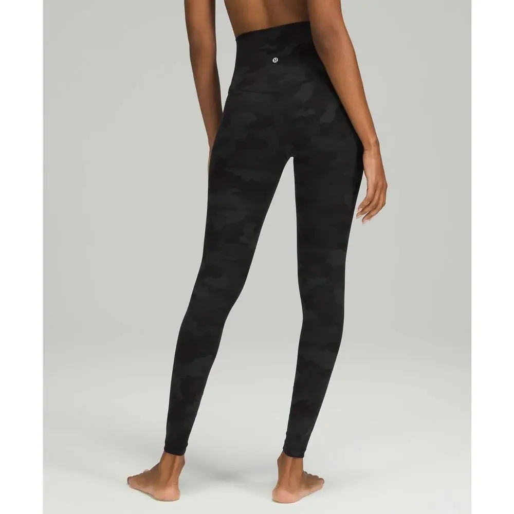 Lululemon Align High-Rise Pant 28 Camo Deep Coal Size 6 - Picture 9 of 9